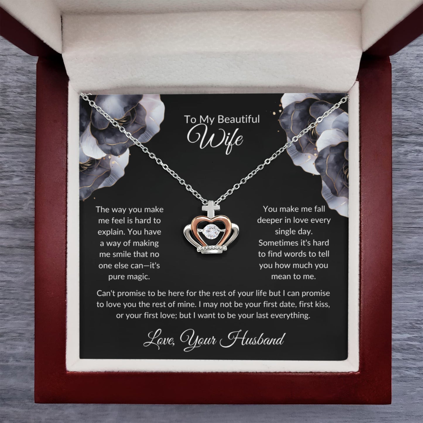 Forever My Queen Crown Necklace