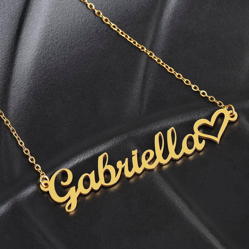 To My Daughter – Heart Name Pendant