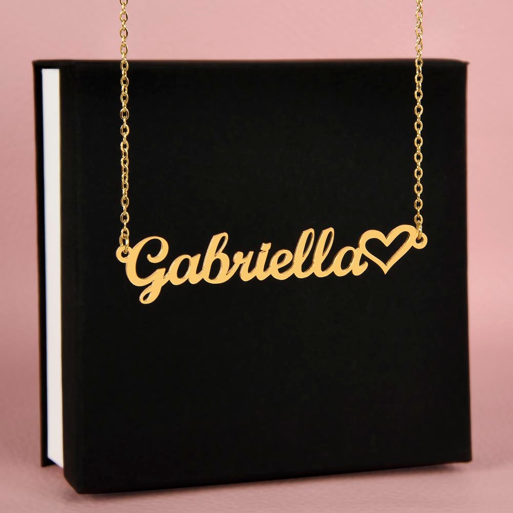 To My Daughter – Heart Name Pendant