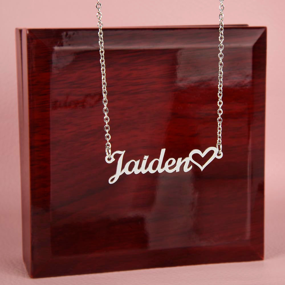 To My Daughter – Heart Name Pendant